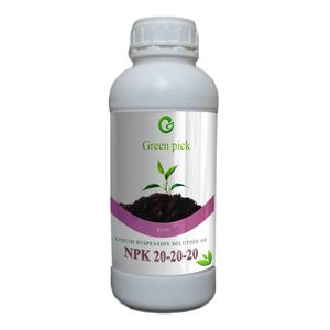 محلول مایع کود سه بیست گرین پیک مدل npk 20 20 20 یک لیتر
