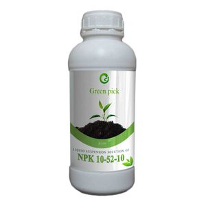 محلول مایع کود فسفر بالا گرین پیک مدل npk 10 52 10 حجم یک لیتر