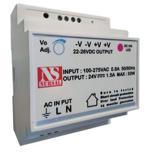 منبع تغذیه سوئیچینگ صنعتی نورسال مدل ns24v1.5adin