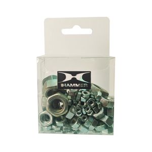 مهره هامر مدل شش ضلعی آهنی کد home fix hex بسته 130 عددی