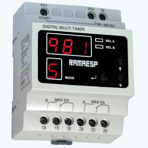 مولتی تایمر دیجیتال راما کد 40 بسته 16 عددی