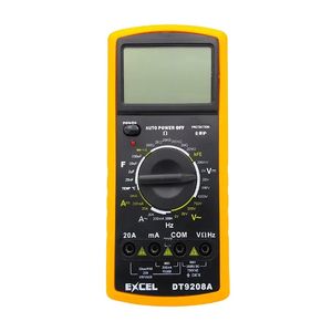 مولتی متر دیجیتال اکسل مدل excel dt9208a