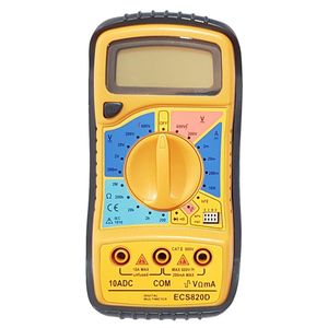 مولتی متر دیجیتال مدل ecs 820d l