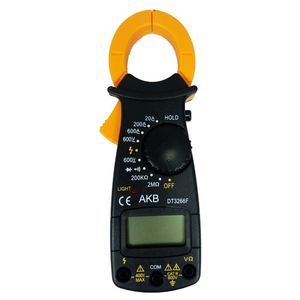 مولتی متر کلمپی مدل dt3266f به همراه 4 عدد باتری نیم قلمی