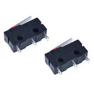 میکرو سوئیچ اهرم دار مدل 5a 125 250v بسته 2 عددی