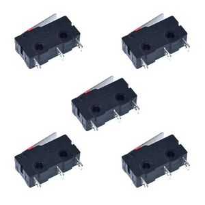 میکرو سوئیچ اهرم دار مدل 5a 125 250v بسته 5 عددی