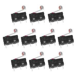 میکرو سوئیچ اهرم دار مدل 5a 250v kw11.3z بسته 10 عددی