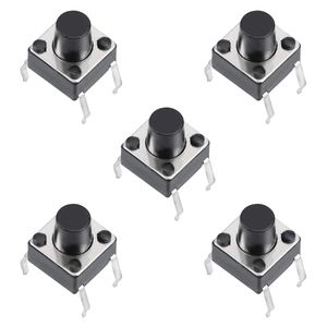 میکرو سوئیچ مدل vertical 6×6×7 4p بسته 5 عددی