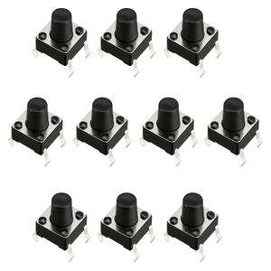 میکرو سوئیچ مدل vertical 6×6×8 4p بسته 10 عددی