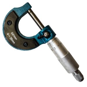 میکرومتر خارج سنج کد ztr  lk 5548 گستره 0 25 میلیمتر