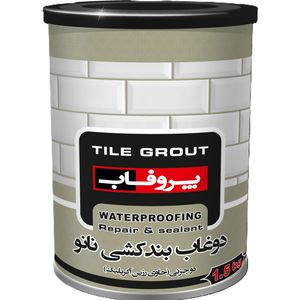 نانو دوغاب بندکشی دوجزئی پروفاب مدل tg antibacterial وزن 1.5 کیلوگرم