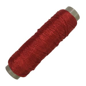 نخ دوخت چرم دوزی مدل ابریشمی red100m طول 100 متر