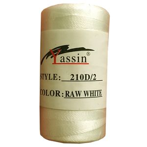 نخ دوخت چرم دوزی یاسین کد 210d_2 rawwhite