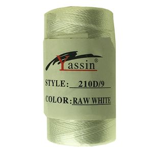 نخ دوخت چرم دوزی یاسین کد 210d_9 white