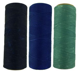 نخ موم دار کد ysn0.6m3blue طول 100 متر بسته 3 عددی
