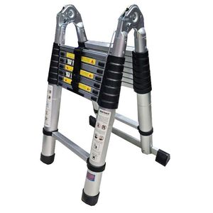 نردبان 8 پله تلسکوپی دوطرفه باس مدلlife style ladder2w