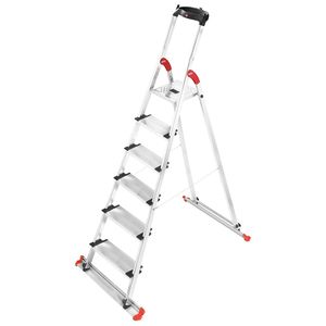 نردبان شش پله هایلو مدل xxl 8020601