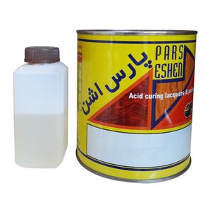 نیم پلی استر سفید پارس اشن کد 924 حجم 1 لیتر به همراه خشک کن