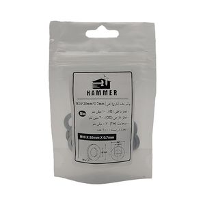 واشر هامر مدل تخت کد m10 20 بسته 100 عددی