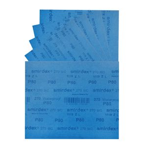 ورق سنباده اسمیردکس مدل p80 sic بسته 5 عددی