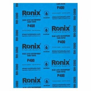 ورق سنباده ضد آب رونیکس مدل rh 3880 دانه بندی p400 بسته 5 عددی