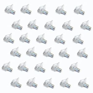 پایه نگهدارنده طبقه کابینت مدل شفاف بسته 30 عددی