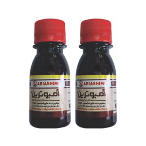 پرمترین آریا شیمی مدل آمبوش حجم 60 میلی لیتر مجموعه 2 عددی