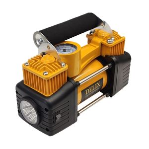 پمپ باد فندکی دلیکس مدل yellow
