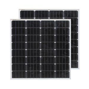 پنل خورشیدی تیسو مدل tm100w 18v ظرفیت 100وات مجموعه 2 عددی