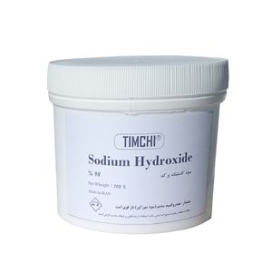 پودر هیدروکسید سدیم تیمچی مدل سود کاستیک پرک کد shf700g وزن ۷۰۰ گرم