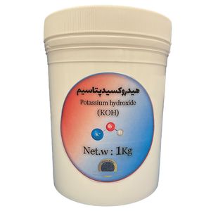 پودر هیدروکسید پتاسیم مدل koh کد 874 وزن 1 کیلوگرم