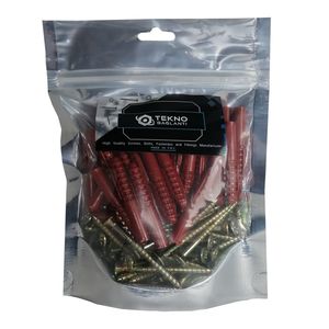 پیچ و رولپلاک تکنو باغلانتی مدل tek 6cm 4 100 مجموعه 100 عددی