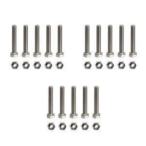 پیچ و مهره مدل gh 10 100 مجموعه 30 عددی