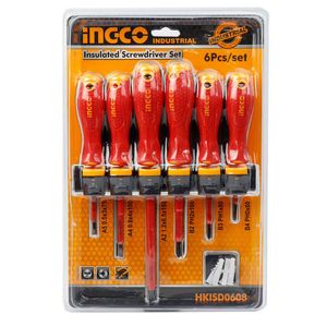 پیچ گوشتی اینکو مدل hkisd 0608 مجموعه 6 عددی