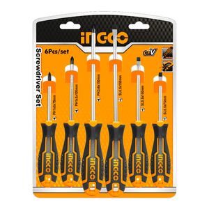 پیچ گوشتی اینکو مدل hksd 0628  مجموعه 6 عددی