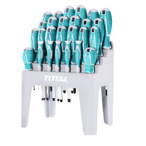 پیچ گوشتی توتال مدل tht250626مجموعه 26 عددی