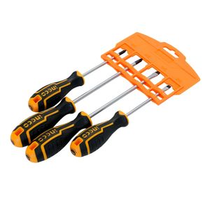 پیچ گوشتی دو سر چهار سو اینکو مدل hksd0428 بسته 4 عددی