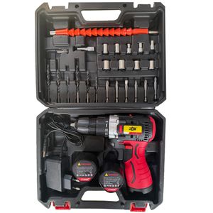 پیچ گوشتی شارژی 118 ولت سه نظام 10 میلیمتری جاب مدل jb 118 cross mini مجموعه 40 عددی