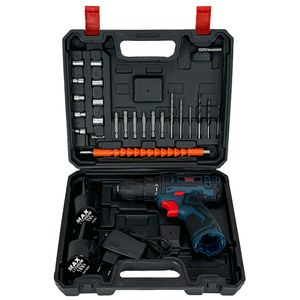 پیچ گوشتی شارژی باس مدل  new li ion 18v مجموعه 28 عددی