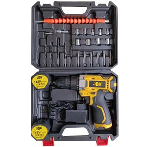 پیچ گوشتی شارژی سه نظام 10 میلیمتری 158 ولت جاب مدل jb 158 work on مجموعه 40 عددی