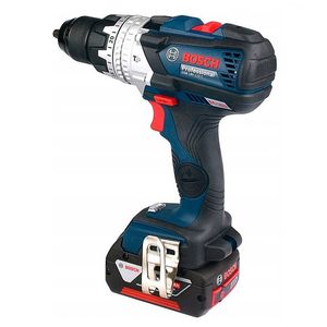 پیچ گوشتی شارژی چکشی 18 ولت بوش مدل هوشمند gsb 18 v  110 c brushless motor (5ah)