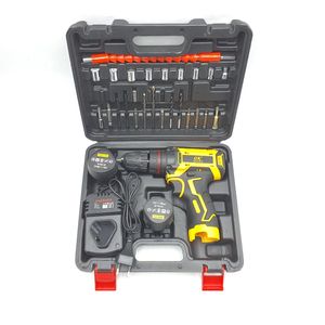 پیچ گوشتی شارژی چکشی اوکی مدل k1218t مجموعه 28 عددی