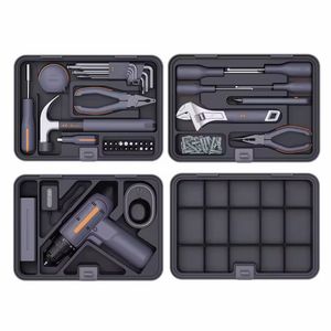 پیچ گوشتی شارژی ۱۲ ولت جیمی هوم مدل jimibox x4 abcd مجموعه 61 عددی