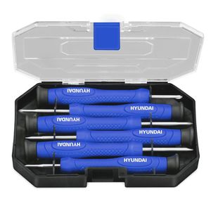 پیچ‌ گوشتی تعمیرات موبایل هیوندای مدل ht 7606 مجموعه‌ی 6 عددی