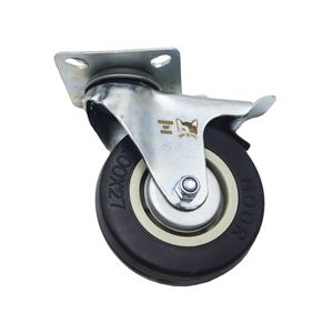 چرخ کفی‌دار پرشین کت مدل ترمزدار کد ypt no lastik kafi 100*20mm