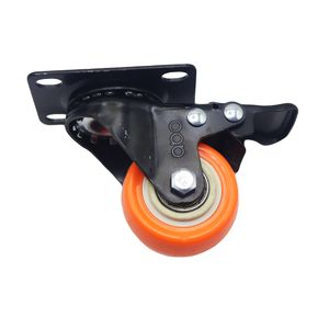 چرخ کفی‌دار گردان آبو مدل ترمز دار کد ypt gardan 50*20mm