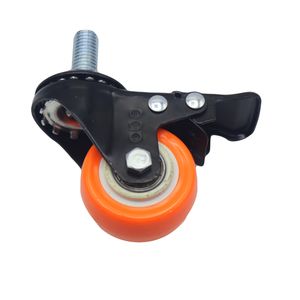 چرخ گردان آبو مدل ترمز دار کد  ypt pichi 50*20mm