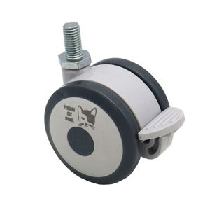 چرخ گردان ترمزدار مدل پرشین کت کد ypt 2gholo pichi 75mm