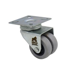 چرخ گردان کفی دار مدل گوریلا طرح دوقلو کد yp 2gholo kafi 50mm
