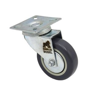 چرخ گردان کفی دار مدل گوریلا کد yp lastic kafi 75mm